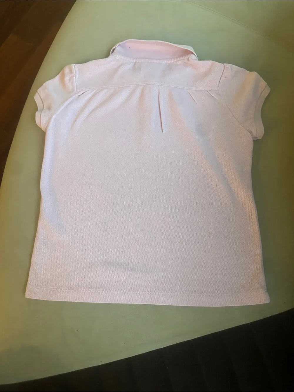 Lacoste Light Pink Girls' Short Sleeve Polo